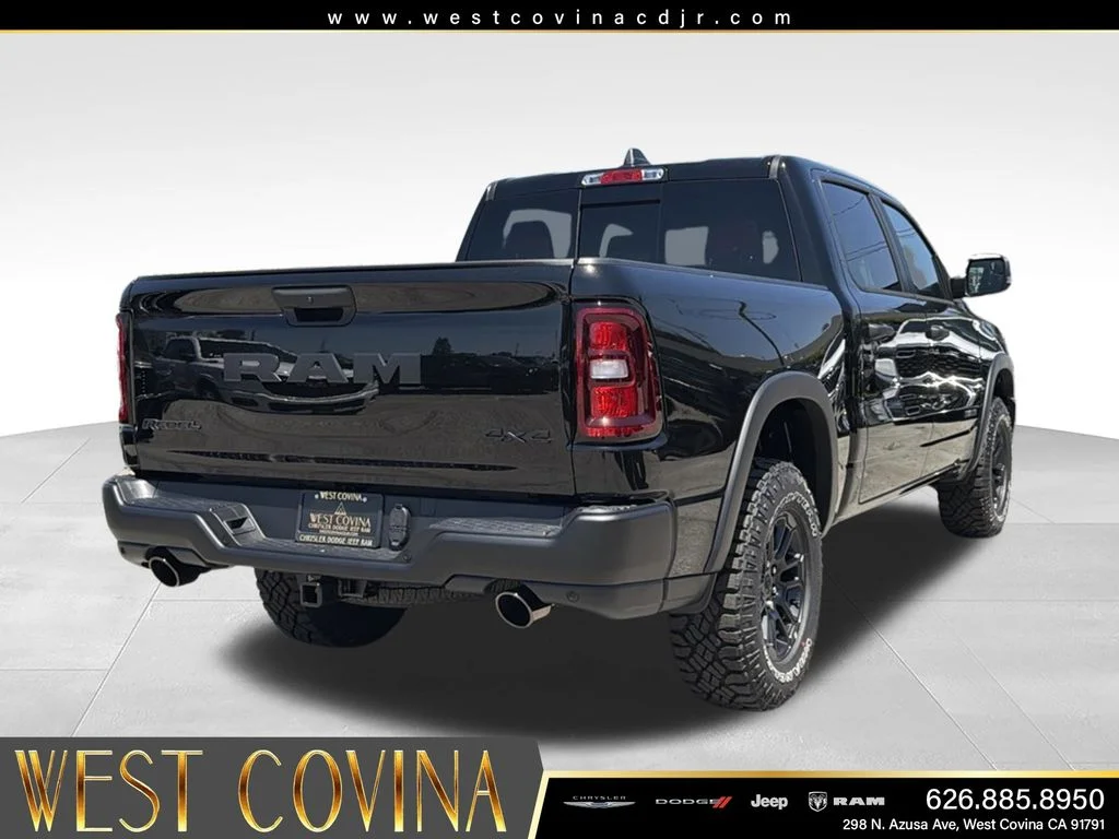 New 2026 Diamond Black Crystal Pearl-Coat Exterior Paint RAM Rebel image 8