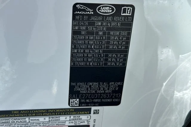 New 2026 Fuji White Land Rover X-Dynamic SE image 28