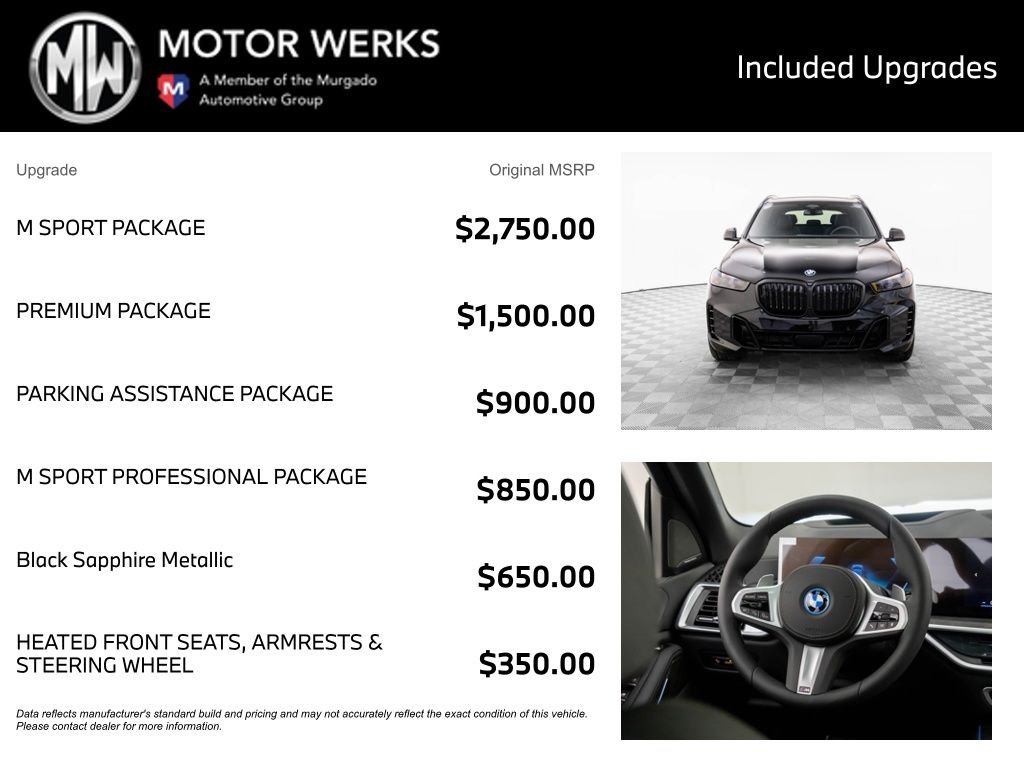 New 2026 Black Sapphire Metallic BMW xDrive50e image 4