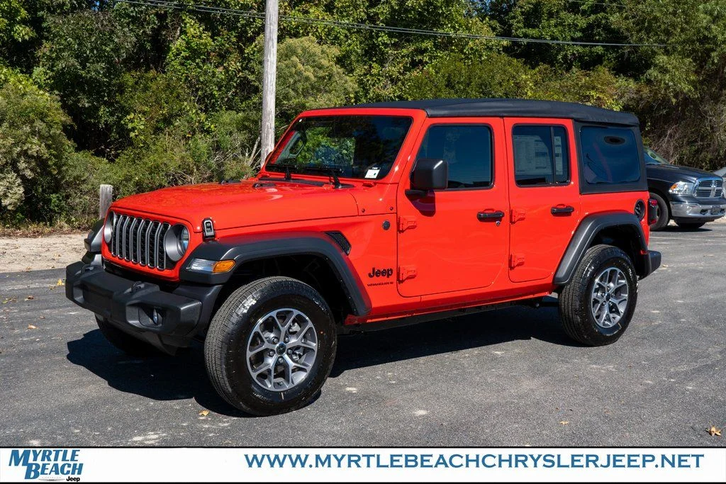 New 2026 Firecracker Red Clear-Coat Exterior Paint Jeep Sport S image 2