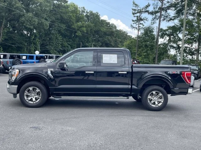 Used 2021 Agate Black Metallic Ford XLT image 58