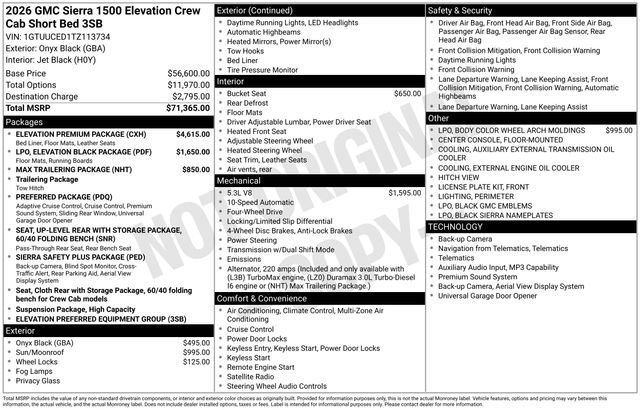 2026 GMC Sierra 4WD Crew Cab Short Box Elevation's photo