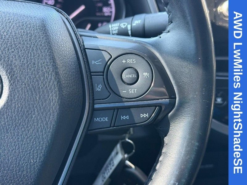 Used 2022 Midnight Black Metallic Toyota SE Nightshade image 22