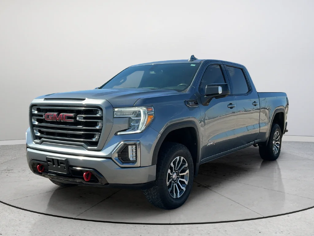 Used 2021 SATIN STEEL METALLIC GMC AT4 image 3