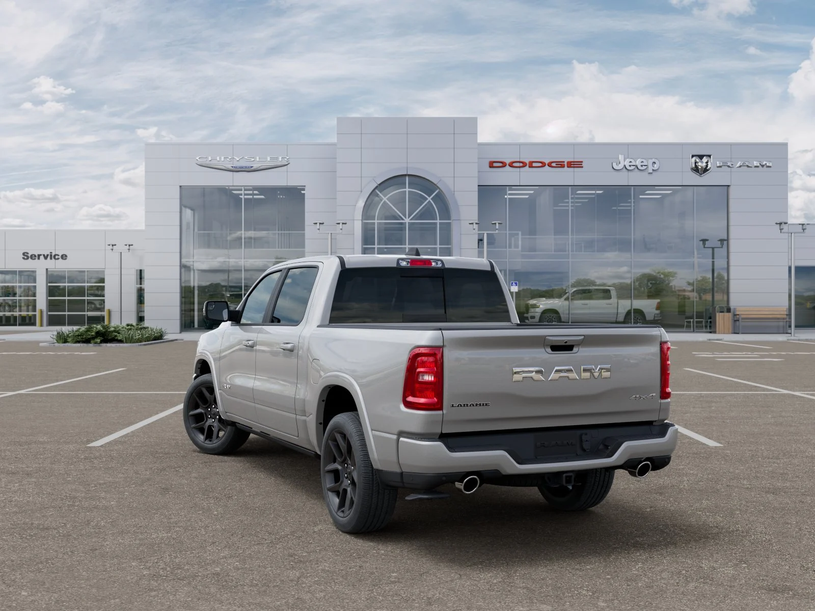 New 2026 Silver Zynith Exterior Paint RAM Laramie image 30