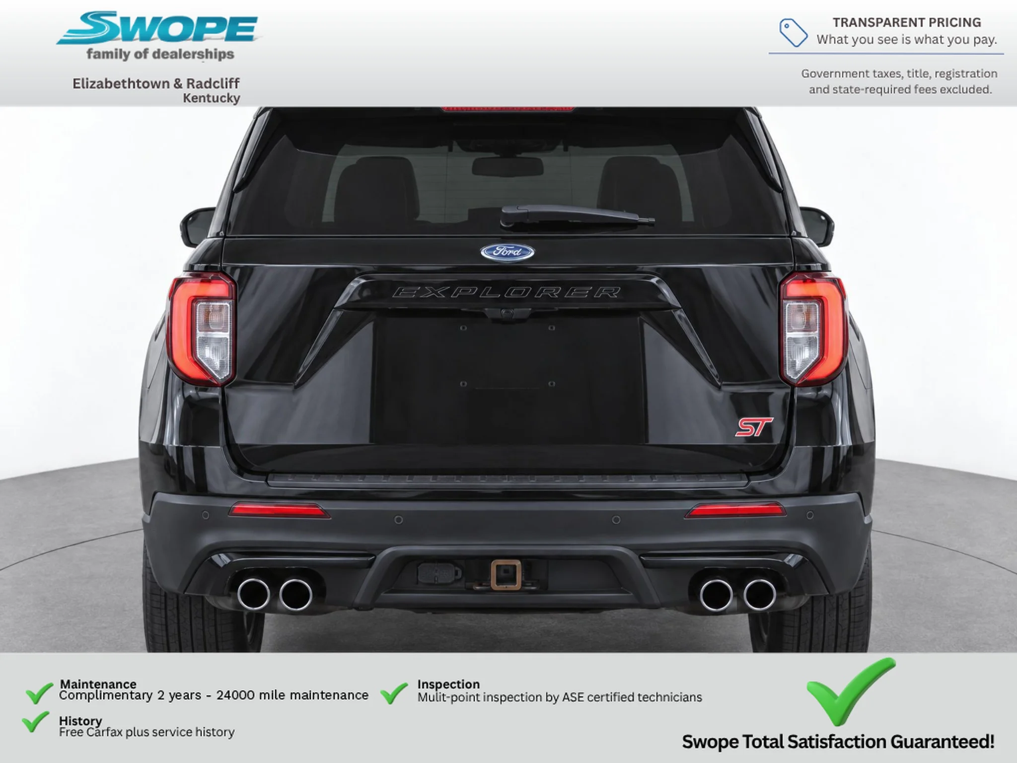 Used 2020 Agate Black Metallic Ford ST image 6