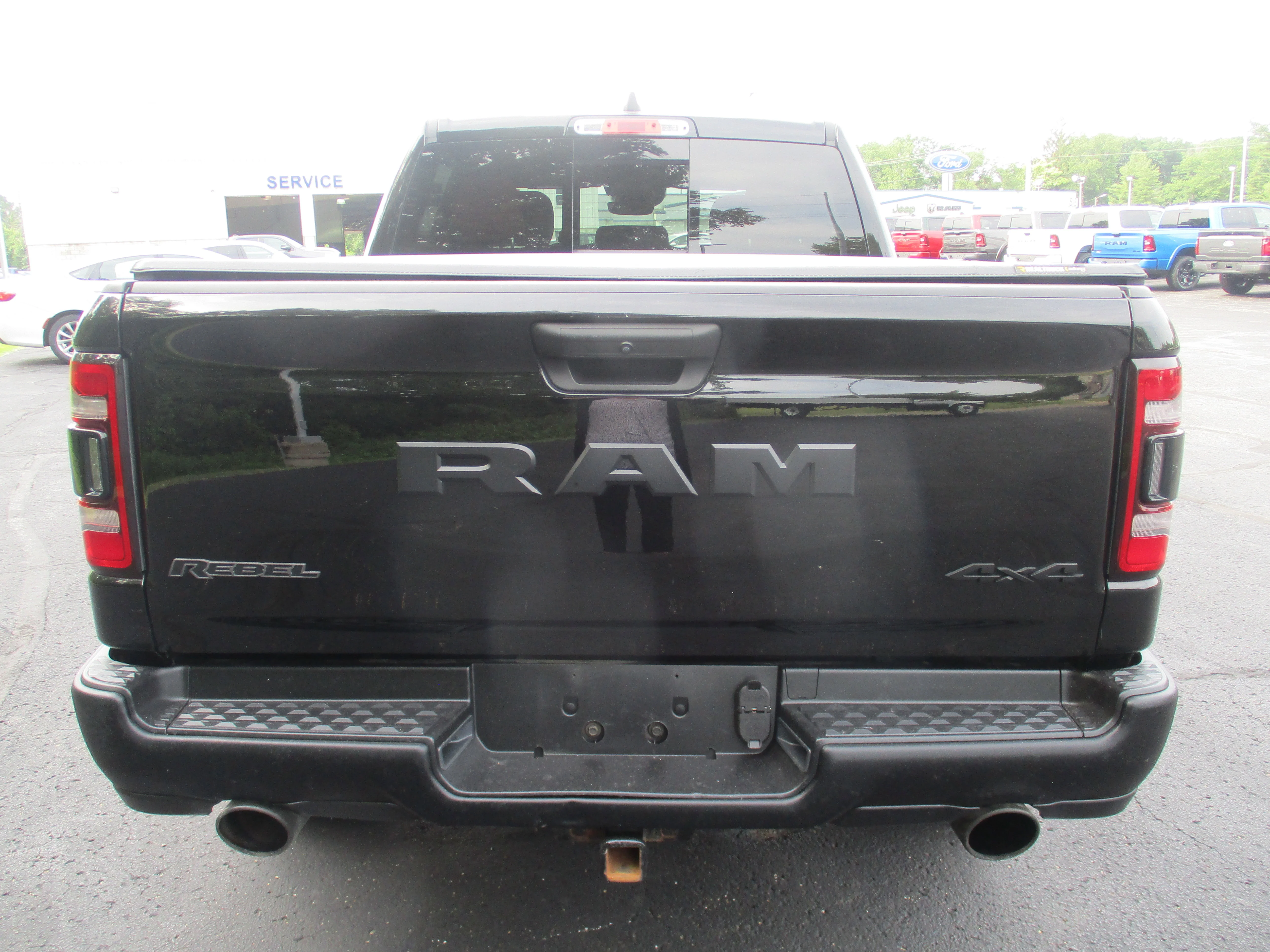 Used 2022 Diamond Black Crystal Pearlcoat Ram Rebel image 48