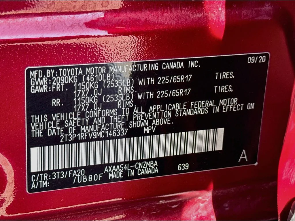 Used 2021 Red Toyota XLE image 43