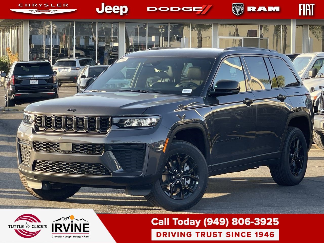 New 2026 Baltic Gray Metallic Clear-Coat Exterior Paint Jeep Laredo Altitude image 1
