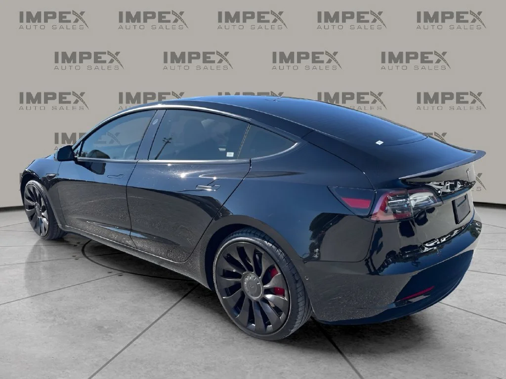 Used 2021 Black Tesla Performance image 3