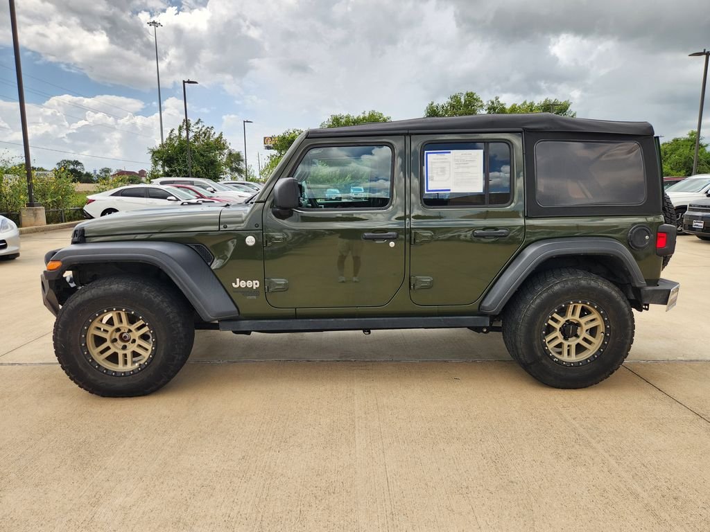 Used 2020 Sarge Green Clearcoat Jeep Sport image 6
