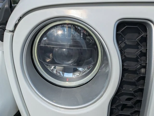 Certified Used 2023 Bright White Clearcoat Jeep Sahara 4xe image 10