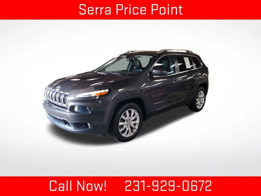 Used 2015 Gray Jeep Limited image 1