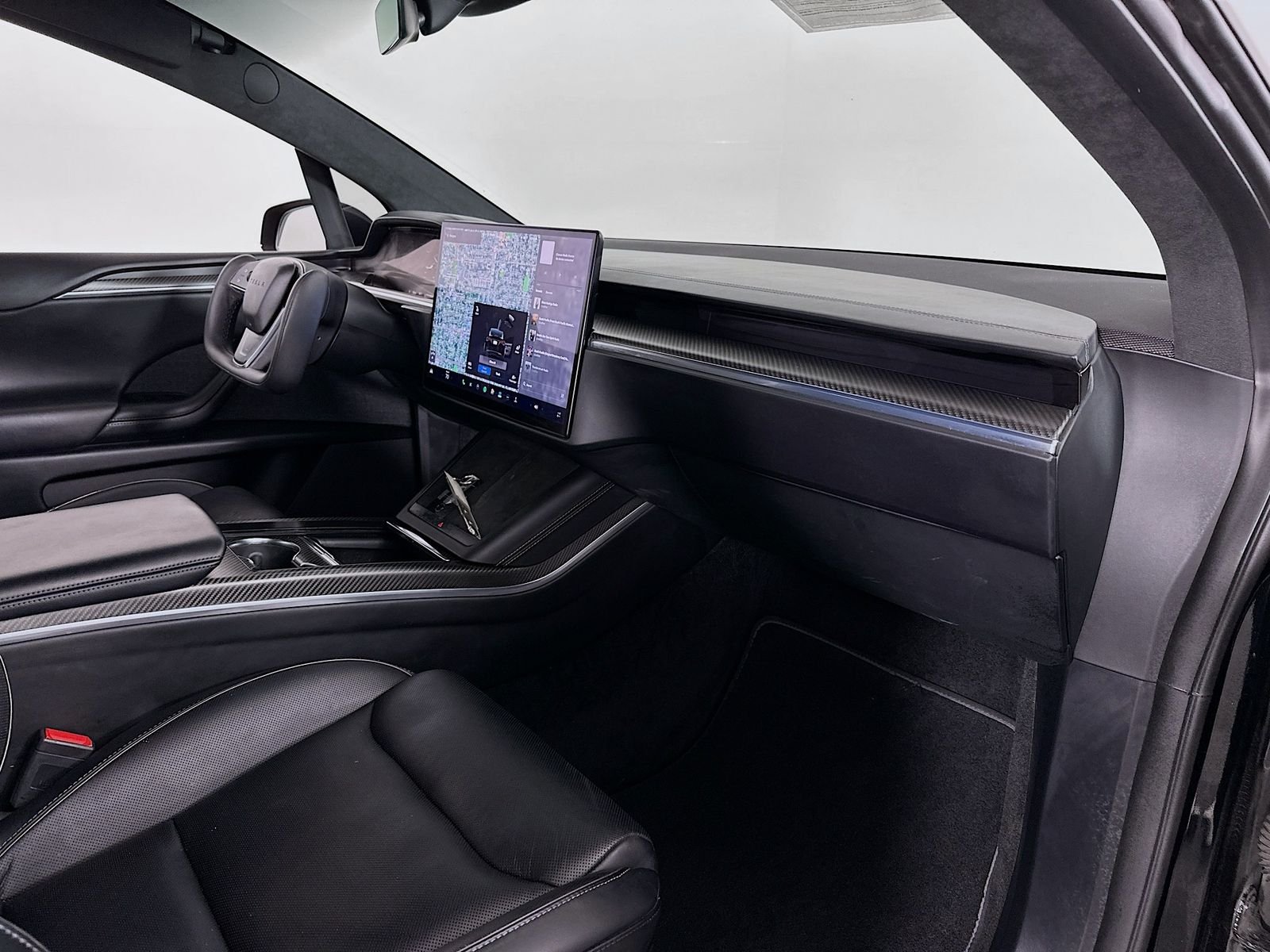Used 2023 Solid Black Tesla Plaid image 30
