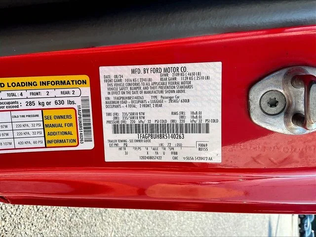 Used 2024 Red Ford EcoBoost Premium image 20