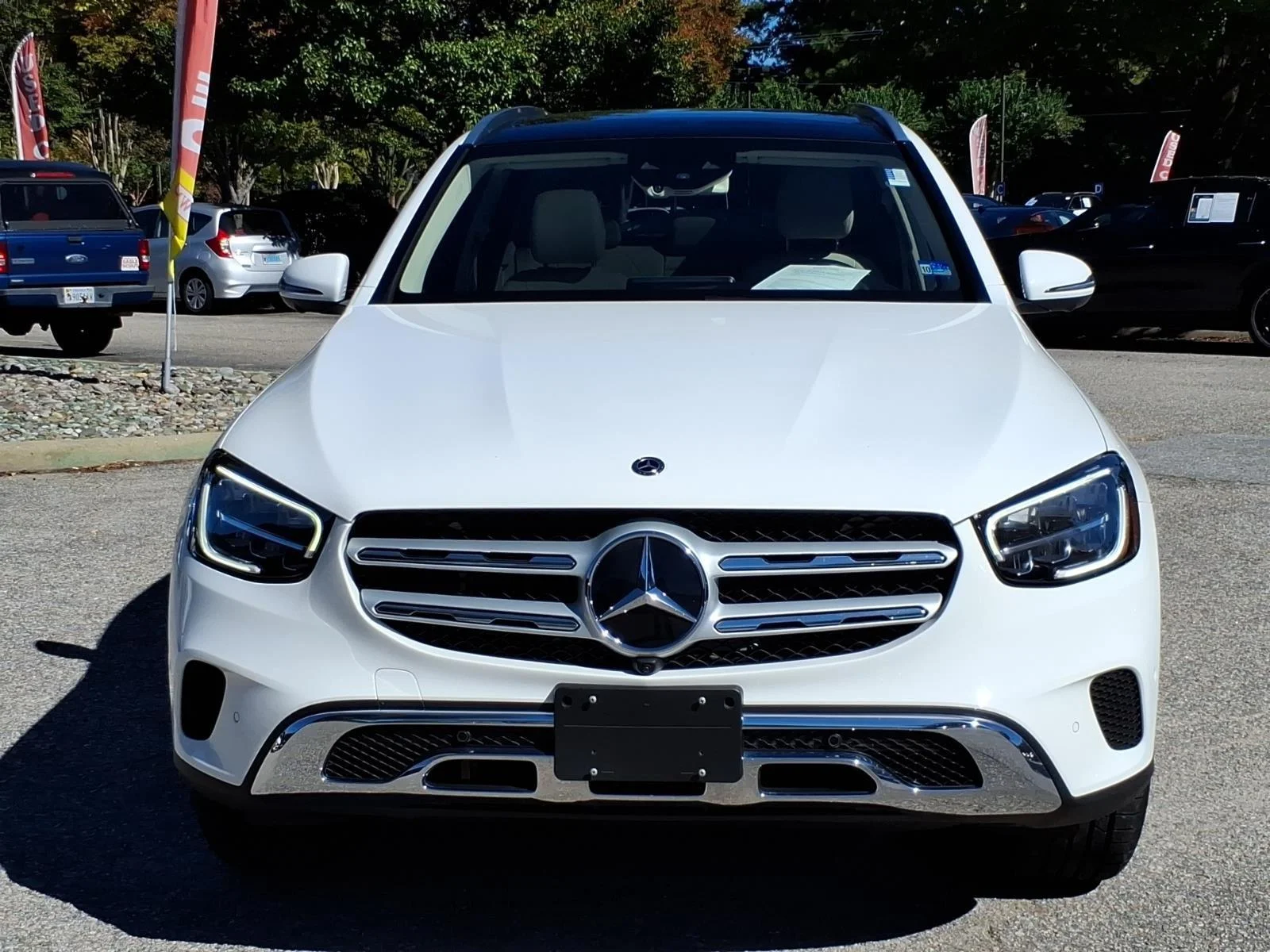Used 2020 Polar White Mercedes-Benz GLC 300 image 2
