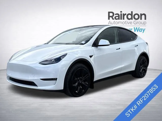 Used 2024 Pearl White Multi-Coat Tesla Long Range image 3