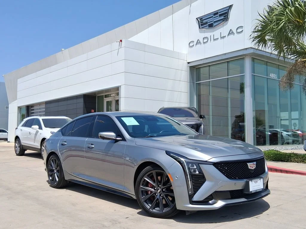 Used 2025 Argent Silver Metallic Cadillac Sport image 1