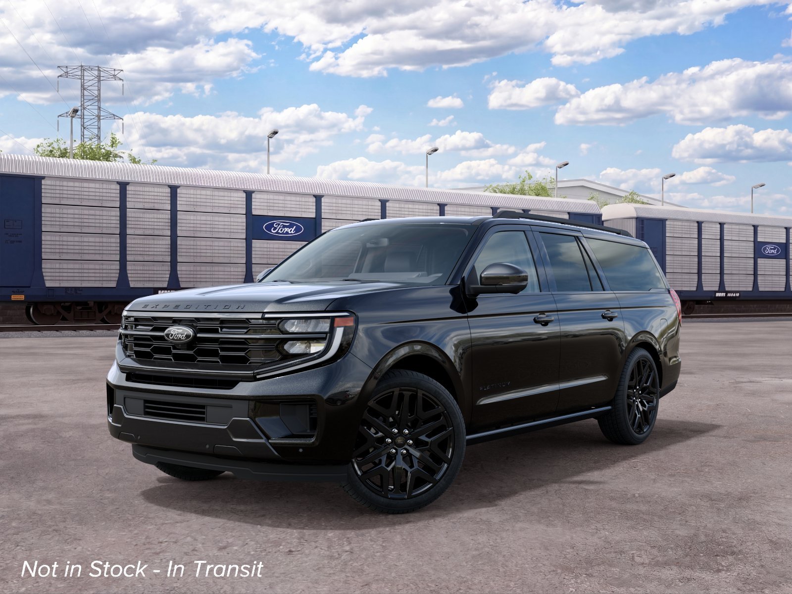 New 2027 Agate Black Metallic Ford MAX Platinum image 2