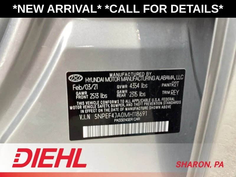 Used 2021 Silver Hyundai SEL image 19