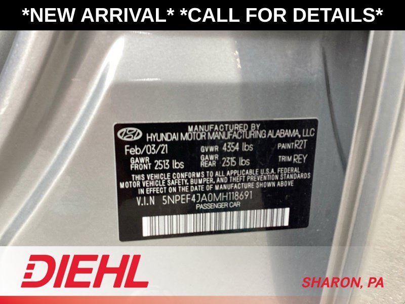 Used 2021 Silver Hyundai SEL image 19
