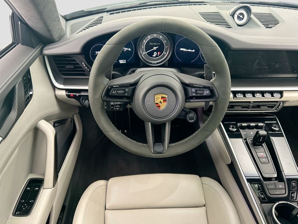 Used 2021 Carrara White Metallic Porsche Turbo S image 24