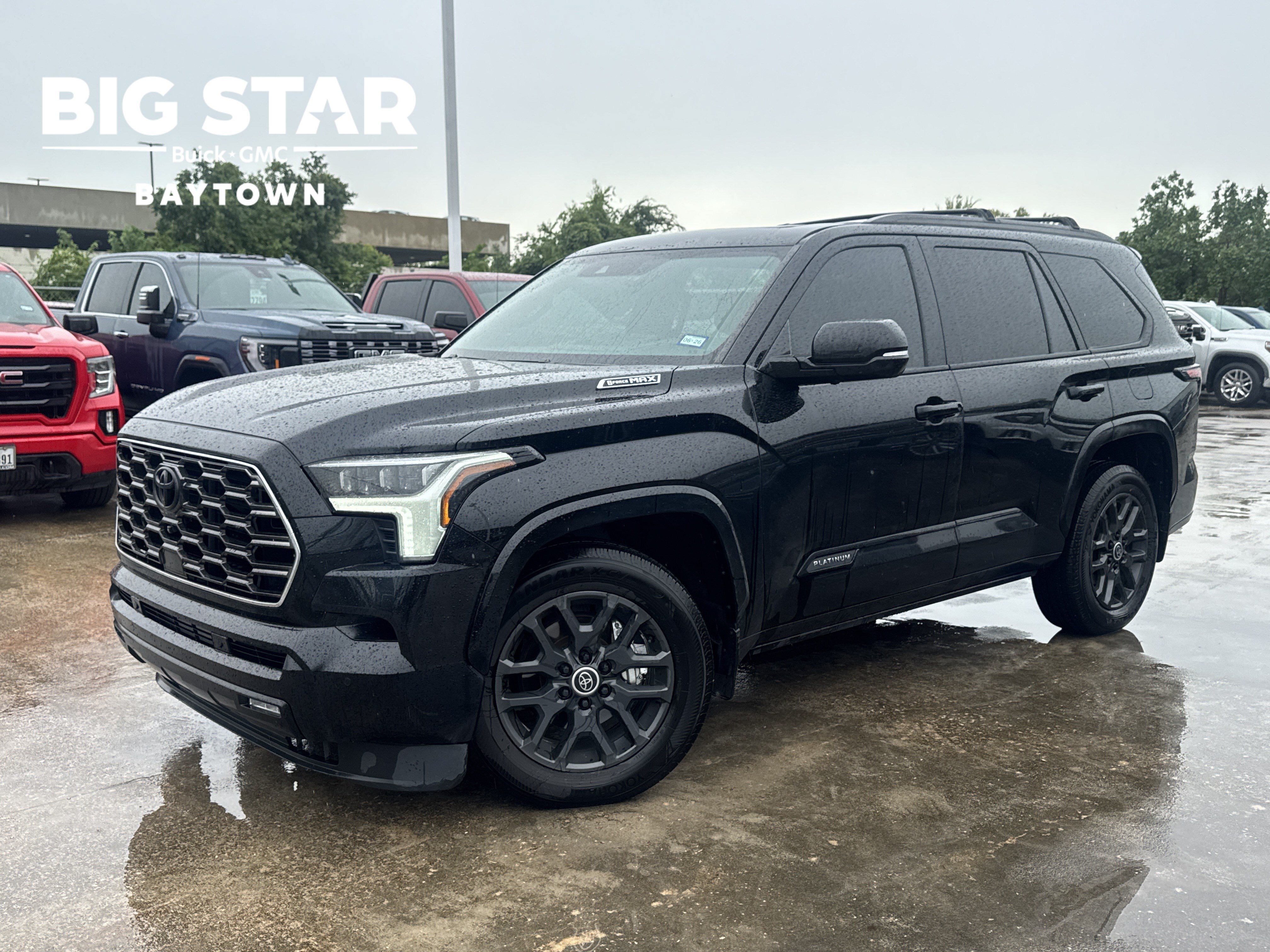Used 2024 Midnight Black Metallic Toyota Platinum image 1