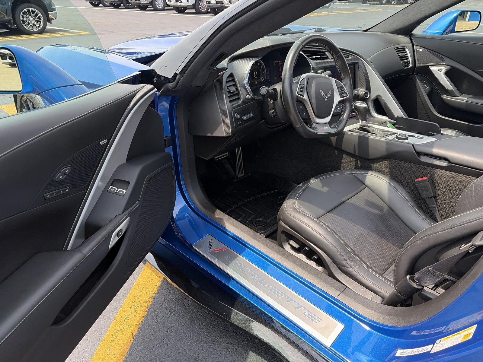 Used 2015 LAGUNA BLUE TINTCOAT Chevrolet Z06 3LZ image 14