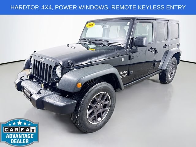 Used 2018 Black Jeep Unlimited Sport image 3