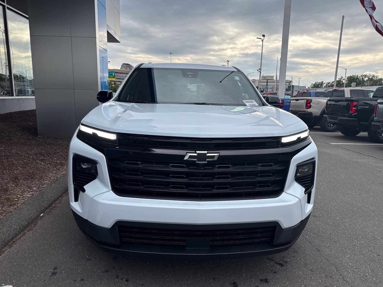 New 2027 Polar White Tricoat Chevrolet LT Midnight Edition with Evotex Seating image 3