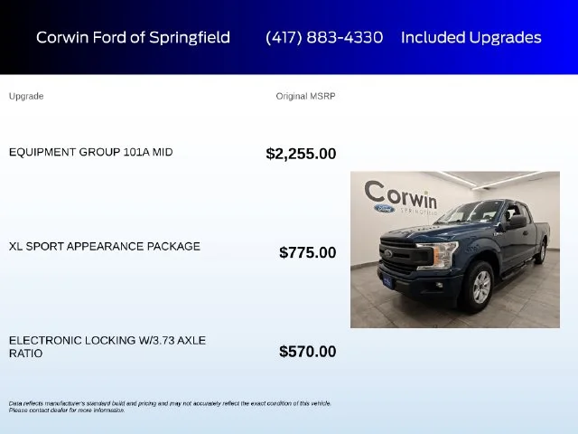 Certified Used 2018 Blue Jeans Metallic Ford XL image 6