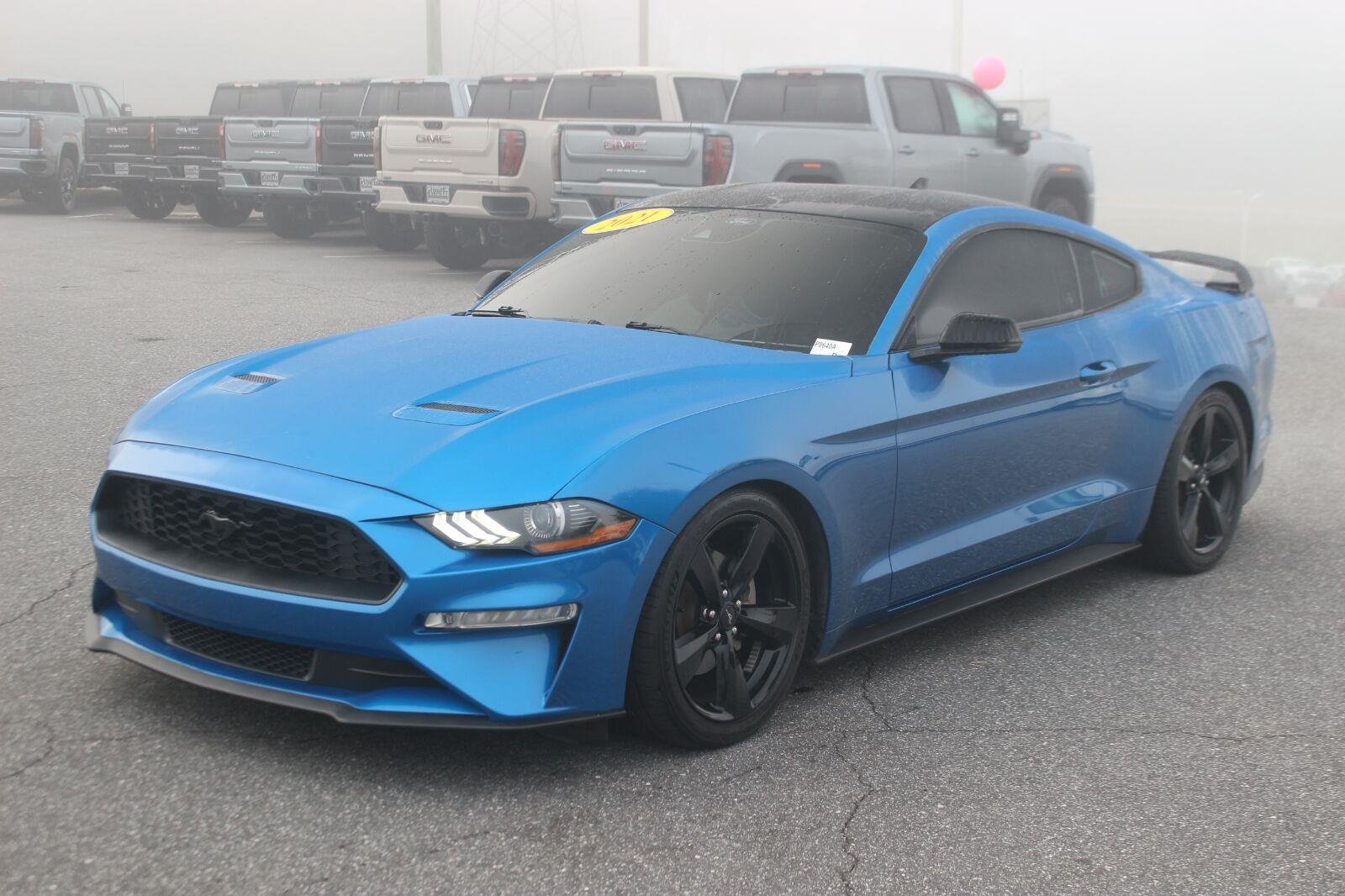 Used 2021 Blue Ford EcoBoost image 3