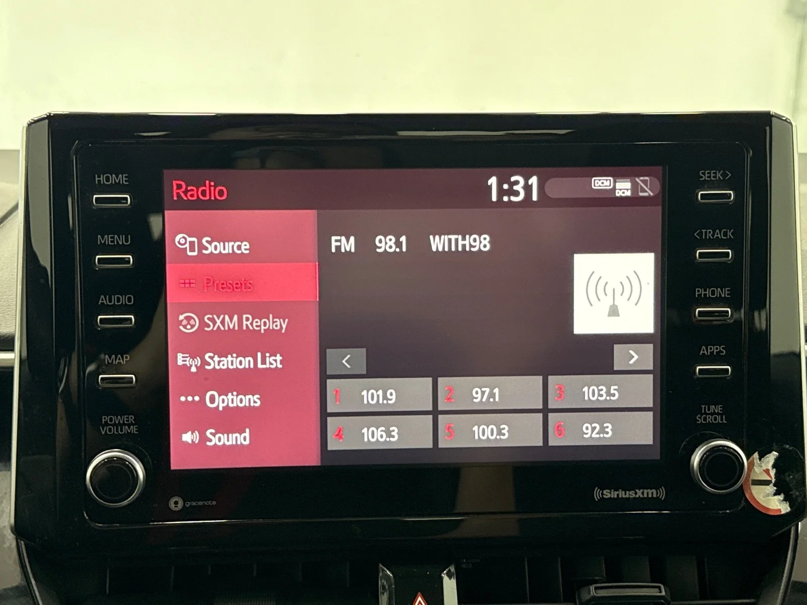 Used 2021 Barcelona Red Metallic Toyota LE image 15