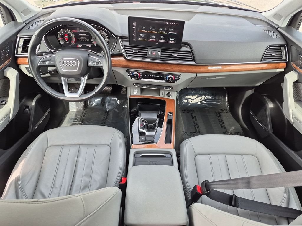Used 2021 Blue Audi 45 Premium Plus image 25
