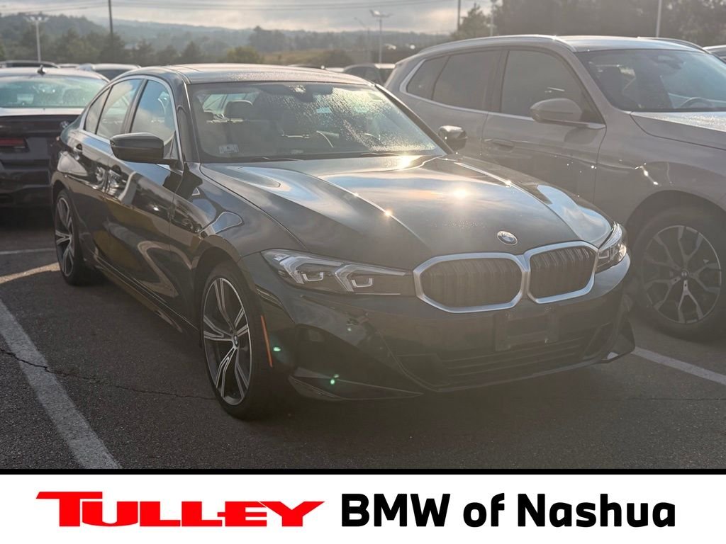 Certified Used 2024 Black Sapphire Metallic BMW 330i xDrive image 1