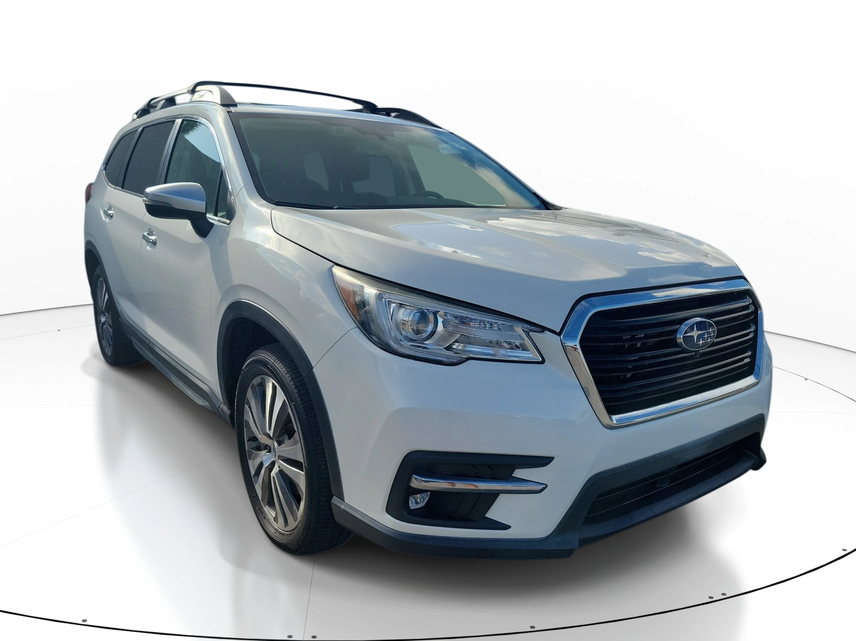 Used 2020 Crystal White Pearl Subaru Touring image 1
