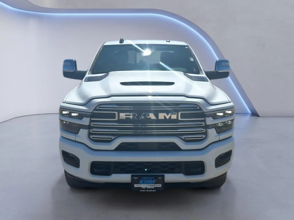 New 2026 Bright White Clear-Coat Exterior Paint RAM Laramie image 8