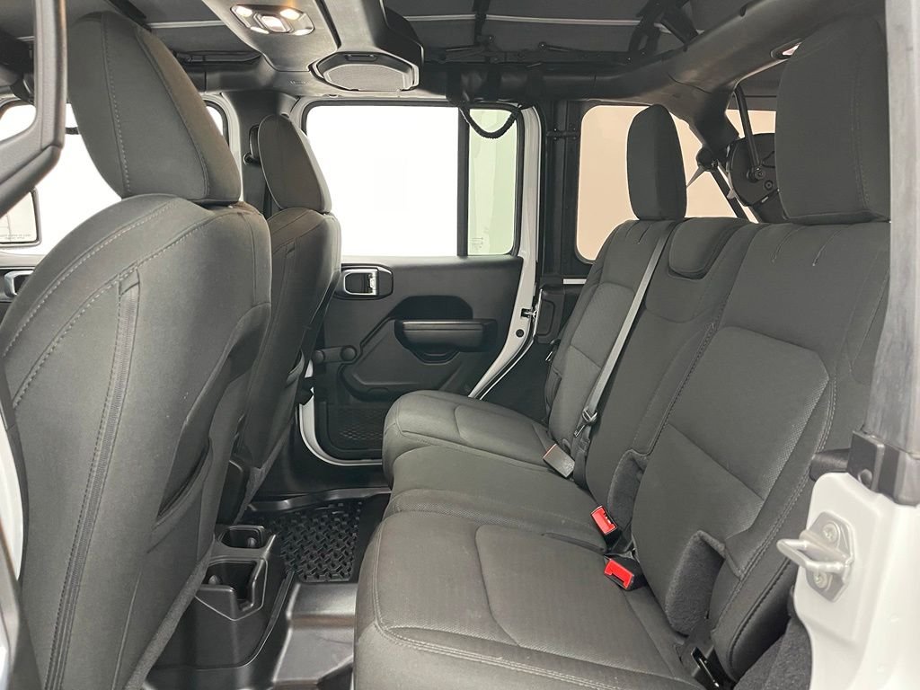Used 2021 Bright White Clearcoat Jeep Unlimited Willys image 34