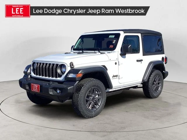 New 2026 Bright White Clearcoat Jeep 2-DOOR SPORT S image 1