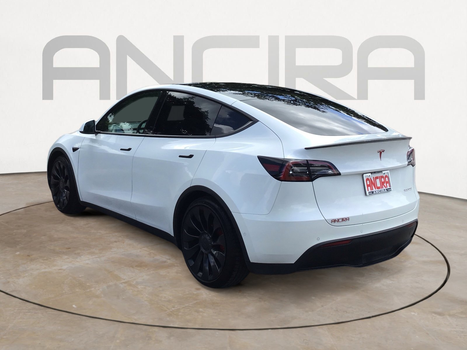 Used 2022 Pearl White Multi-Coat Tesla Performance image 10