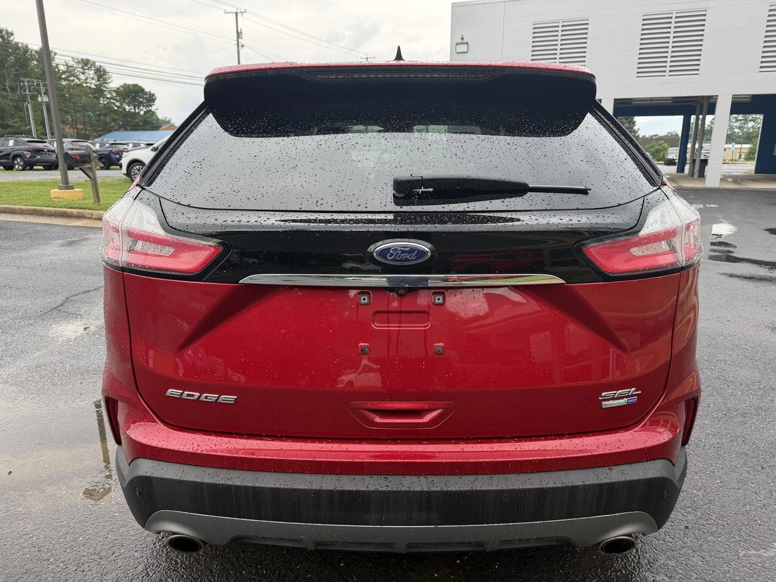 Used 2020 Rapid Red Metallic Tinted Clearcoat Ford SEL image 4