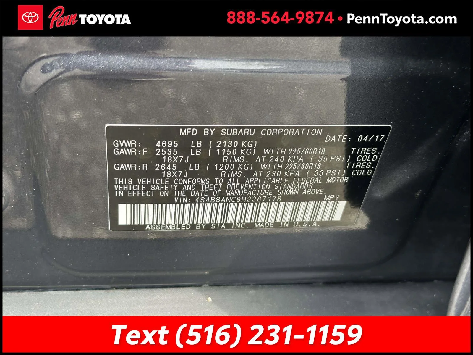 Used 2017 Carbide Gray Metallic Subaru Limited image 18