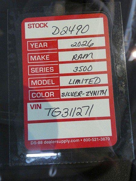 New 2026 Silver-Zynith Exterior Paint RAM Limited image 35