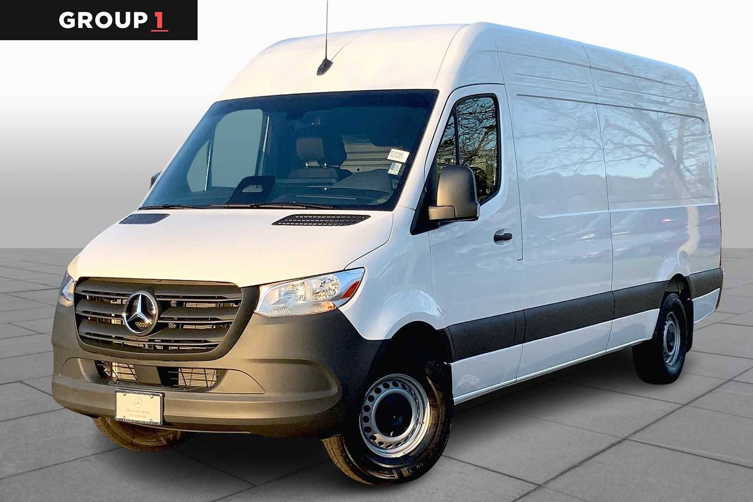 Arctic White 2025 Mercedes-Benz Sprinter Cargo 2500 170 High Roof RWD Van Rear-Wheel Drive