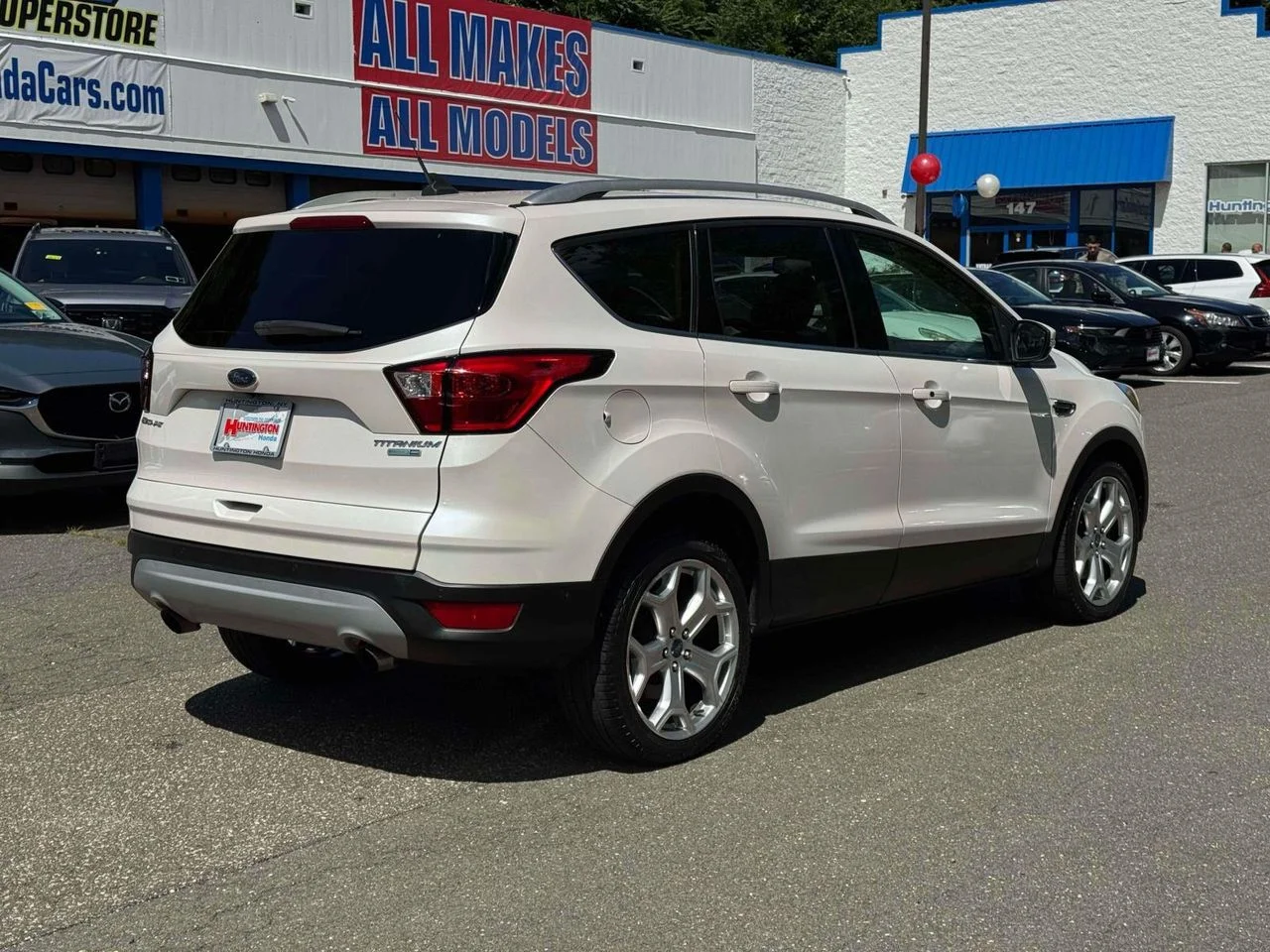 Used 2019 White Platinum Clearcoat Metallic Ford Titanium image 7