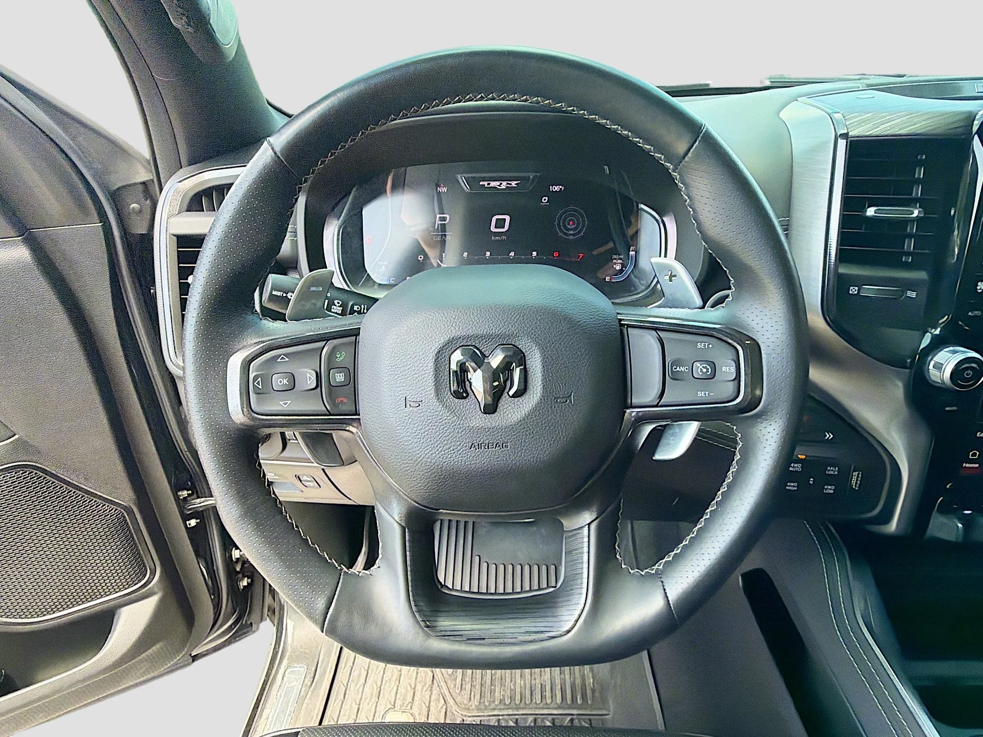Used 2023 Diamond Black Crystal Pearlcoat Ram TRX image 37