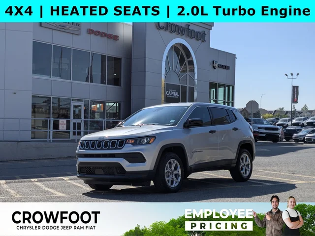 2026 Jeep Compass Sport - - 4x4 - Forward Collision Warning - LED Head Lamps - Heated Seats & More!