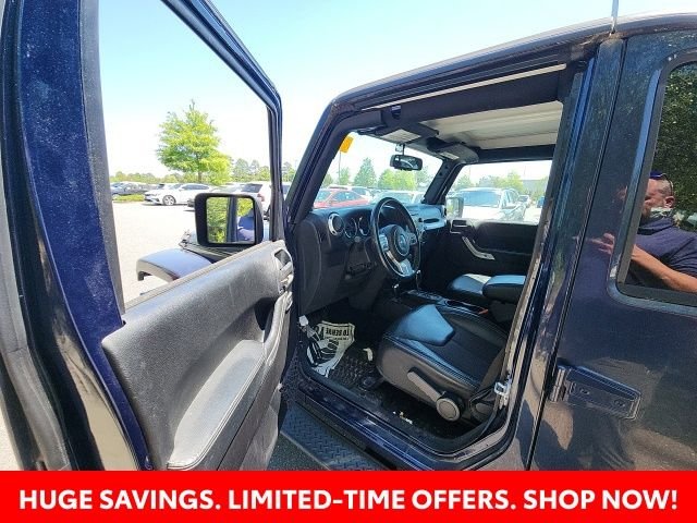 Used 2013 Blue Jeep Unlimited Sport image 25