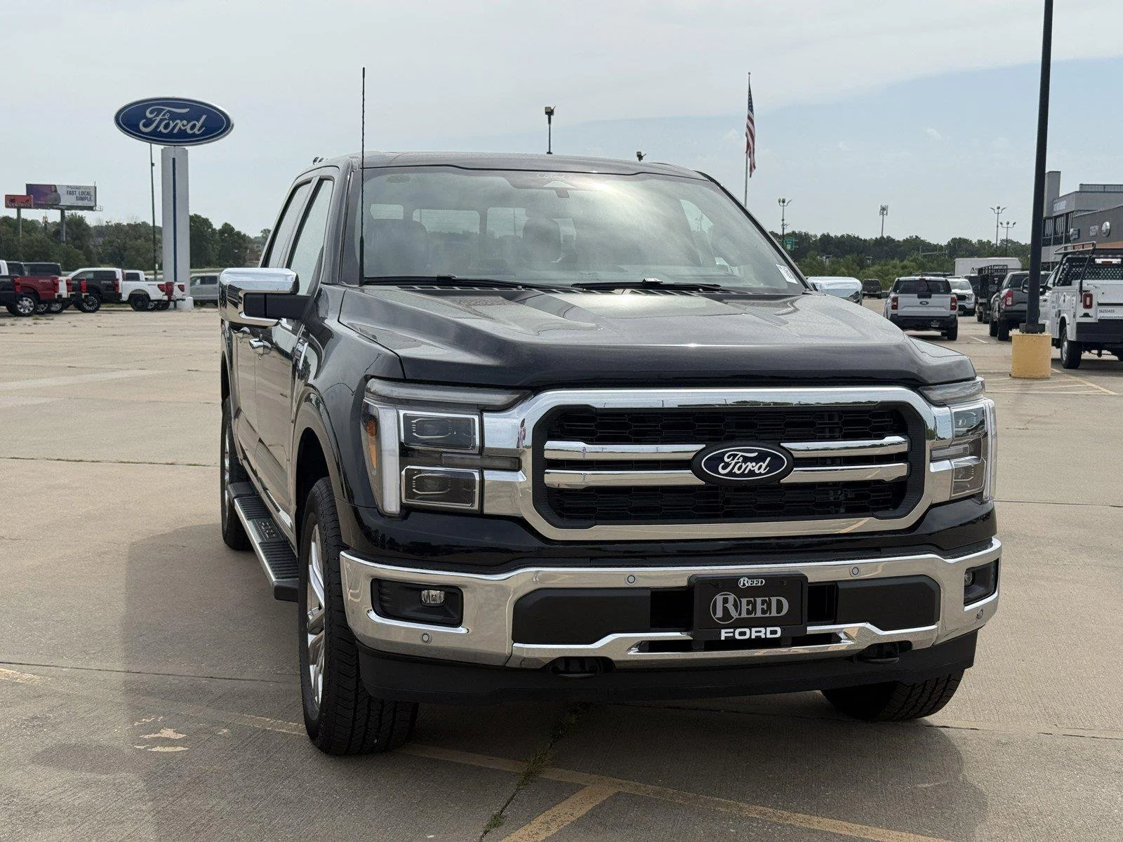 New 2026 Agate Black Metallic Ford Lariat® image 2