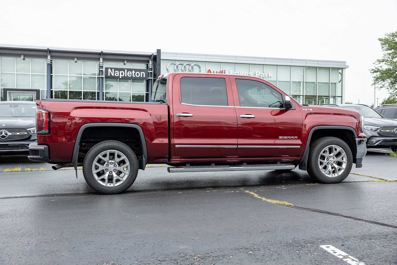 Used 2017 Crimson Red Tintcoat GMC SLT image 8